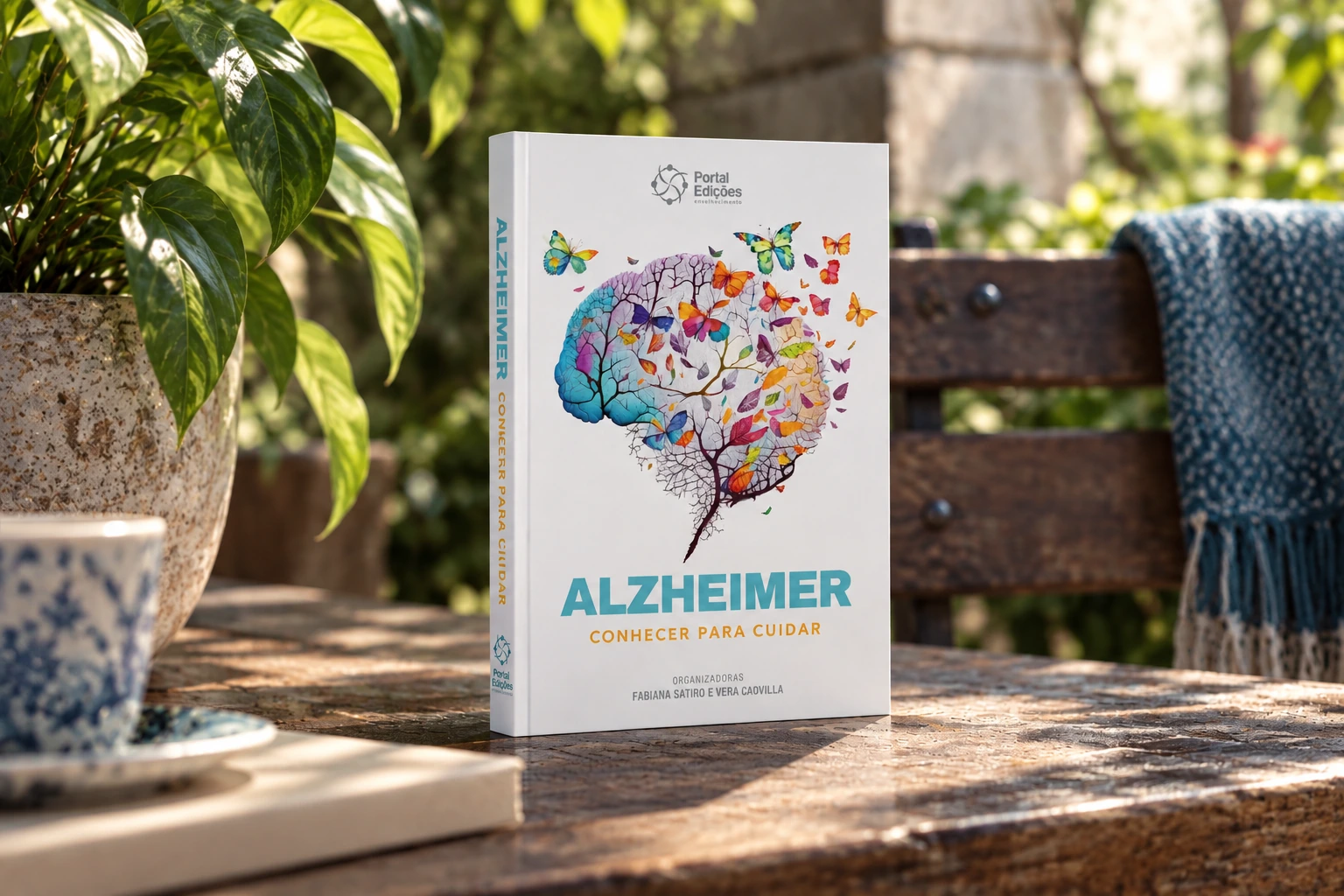 Projeto editorial e livro sobre Alzheimer