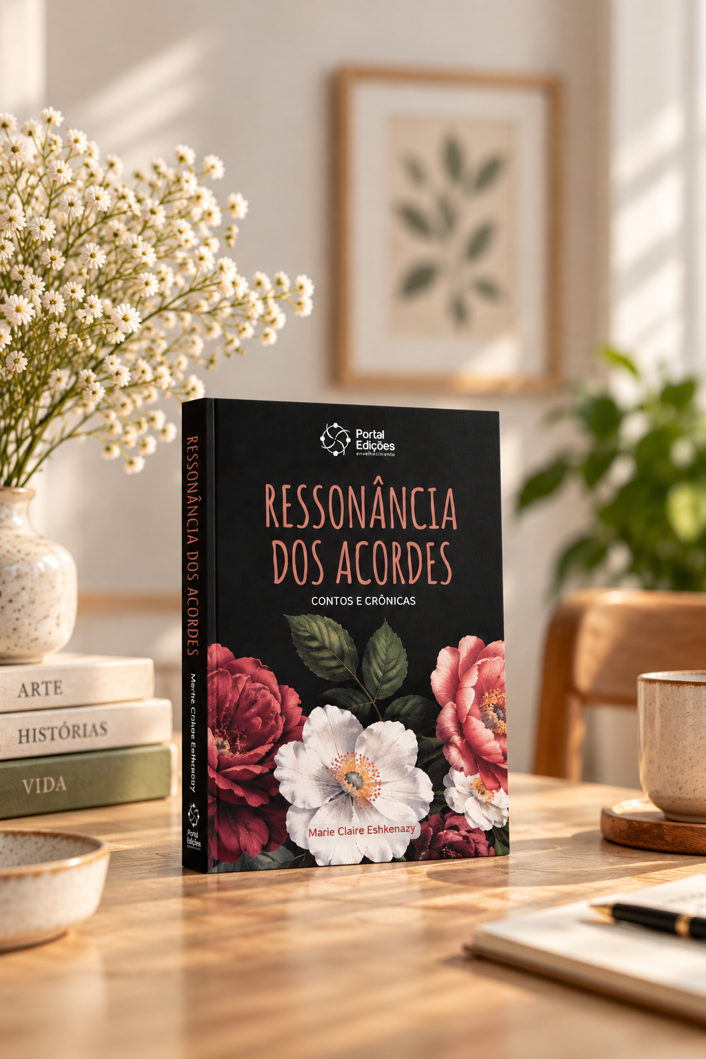 Ressonância dos Acordes — mockup editorial